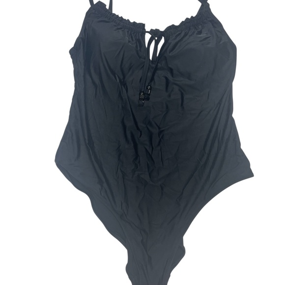 Aerie extra large, one piece, black full coverage swimsuit - Picture 1 of 2